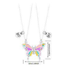 Load image into Gallery viewer, Butterfly Necklace Female Creative Fashion Magnet Stone Friend Couple Necklace Women Men Choker Jewelry