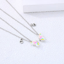 Load image into Gallery viewer, Butterfly Necklace Female Creative Fashion Magnet Stone Friend Couple Necklace Women Men Choker Jewelry