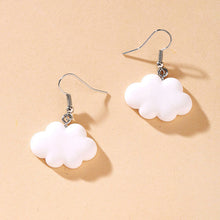 Load image into Gallery viewer, Cartoon Butterfly Cloud Little Duck Earrings Pendant Drop Glazed Mushroom Earrings Children's Cartoon Children's Fun Earrings