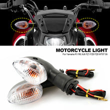 Load image into Gallery viewer, Pair Motorcycle Turn Signal Light Indicator Lamp Front Back Blinker Blubs For Yamaha R1 R6 XJ6 FZ1 FZ6 FZ8 MT07 09