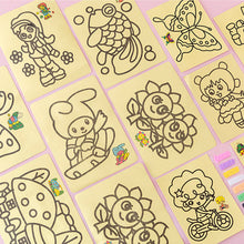 Load image into Gallery viewer, Creative Cartoon Kids DIY Color Sand Painting Art Creative Drawing Toys Sand Paper Art Crafts Toy