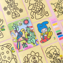 Load image into Gallery viewer, Creative Cartoon Kids DIY Color Sand Painting Art Creative Drawing Toys Sand Paper Art Crafts Toy