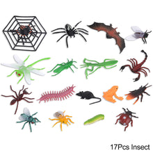 Load image into Gallery viewer, Simulated Wild Animal Insects Set Figurine Beetles Spiders Mantis Longicorn Prank Educational Toy Model Action Figure Children's Toy