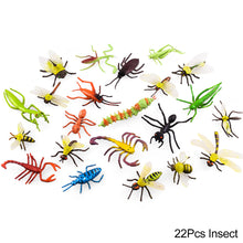 Load image into Gallery viewer, Simulated Wild Animal Insects Set Figurine Beetles Spiders Mantis Longicorn Prank Educational Toy Model Action Figure Children's Toy