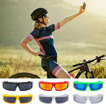 Load image into Gallery viewer, Personality Y2K Riding Sunglasses UV400 Sunscreen Sports Glasses Fashion Concave Shape Shaped Sunglasses
