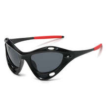 Load image into Gallery viewer, Large Frame Cat Eye Personality Hollowed Out Cycling Glasses Fashion Y2K Men Women Street Shot Sunglasses UV400 Driving Sports Fishing Protective Glasses