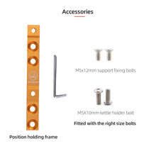 Load image into Gallery viewer, Bicycle Kettle Holder Hole Position Adjuster Aluminum Alloy Water Bottle Mounting Position Fixer Riding Equipment