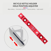 Load image into Gallery viewer, Bicycle Kettle Holder Hole Position Adjuster Aluminum Alloy Water Bottle Mounting Position Fixer Riding Equipment