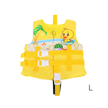Load image into Gallery viewer, Ages 2-10 Children Super Buoyant Swimsuit One-Piece Cartoon Vest Safety Survival Equipment Swimming Aid Accessories