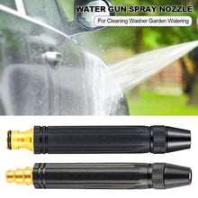 Load image into Gallery viewer, Adjustable High Pressure Spray Nozzle Water Gun Sprinkler Connector Hose Sprinkler For Cleaning Washer Garden Watering