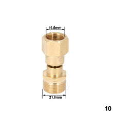 Load image into Gallery viewer, Anti-tangle Thread High Pressure Washer Swivel Joint Connector Hose Fitting M14 M18 14mm 15mm 22mm 360 Degree Rotation Hose Sprayer