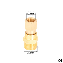 Load image into Gallery viewer, Anti-tangle Thread High Pressure Washer Swivel Joint Connector Hose Fitting M14 M18 14mm 15mm 22mm 360 Degree Rotation Hose Sprayer