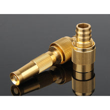 Load image into Gallery viewer, 2Pcs Car High Pressure Water Spray Gun Spray Nozzle Washing Machine Nozzle with Quick-connect Connector 3/4" or 1/2" Metal Brass Garden Hose Pipe