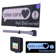 Load image into Gallery viewer, Car Windshield Decal Safety Signs Auto Safety Decoration Accessories Rear Window Trim LED Light Window Stricker Battery Powered