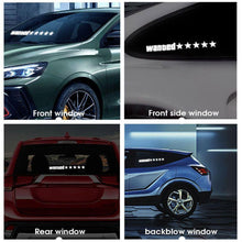 Load image into Gallery viewer, Car Windshield Decal Safety Signs Auto Safety Decoration Accessories Rear Window Trim LED Light Window Stricker Battery Powered