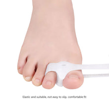 Load image into Gallery viewer, Silicone Double Ring Thumb Valgus Corrector Soft Comfortable Toe Splitter Relieve Thumb Valgus Toe Overlap Foot Care Health Care