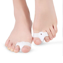 Load image into Gallery viewer, Silicone Double Ring Thumb Valgus Corrector Soft Comfortable Toe Splitter Relieve Thumb Valgus Toe Overlap Foot Care Health Care
