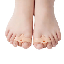 Load image into Gallery viewer, Silicone Double Ring Thumb Valgus Corrector Soft Comfortable Toe Splitter Relieve Thumb Valgus Toe Overlap Foot Care Health Care
