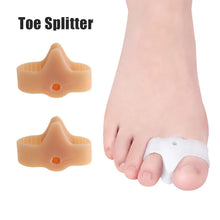 Load image into Gallery viewer, Silicone Double Ring Thumb Valgus Corrector Soft Comfortable Toe Splitter Relieve Thumb Valgus Toe Overlap Foot Care Health Care