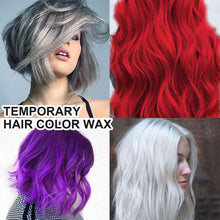 Load image into Gallery viewer, Temporary Hair Coloring Wax Durable Styling Natural Fluffy Hair Dye Wax Colorful Disposable Dyeing Hair Wax Hair Styling