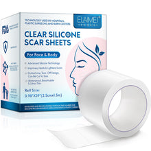 Load image into Gallery viewer, Transparent Colorless Invisible Scar Tape Self Adhesive Waterproof Breathable Ultra-thin Reusable Scar Patch Skin Care