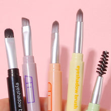 Load image into Gallery viewer, 4 in 1 Eye Makeup Brush Mini Portable Makeup Brushes Set Eye Shadow Brush Eyeliner Brush Eye Makeup Tools
