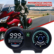 Load image into Gallery viewer, Digital Motorcycle Speedometer Dashboard LED Electronics RPM Meter For Brazil TITAN 150 Honda CG150 Fan150