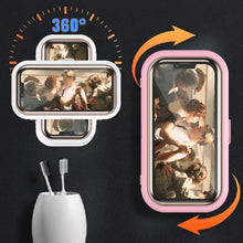 Load image into Gallery viewer, 360 Rotation Waterproof Shower Sealing Mobile Phone Box Holder Touch Screen Bathroom Phone Shell Wall Storage Cover For Kitchen