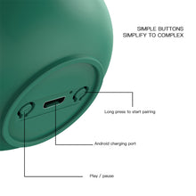 Load image into Gallery viewer, Mini Bluetooth Speaker Creative Antler Audio Portable Round Bluetooth Speaker