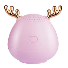 Load image into Gallery viewer, Mini Bluetooth Speaker Creative Antler Audio Portable Round Bluetooth Speaker