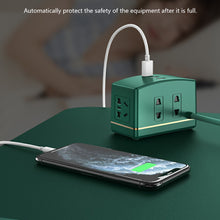 Load image into Gallery viewer, Creative Retro Socket Office Home Multi-Purpose With Led Light Belt Switch New Style Wiring Board Plug Row