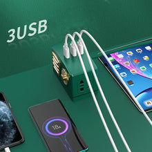 Load image into Gallery viewer, Creative Retro Socket Office Home Multi-Purpose With Led Light Belt Switch New Style Wiring Board Plug Row