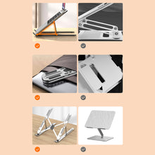 Load image into Gallery viewer, Portable Laptop Stand Abs Foldable Notebook Stand Compatible With 10 To 16 Inches Laptops For Macbook