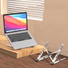 Load image into Gallery viewer, Portable Laptop Stand Abs Foldable Notebook Stand Compatible With 10 To 16 Inches Laptops For Macbook
