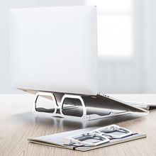 Load image into Gallery viewer, Creative Glasses Metal Notebook Heat Dissipation Aluminum Alloy Support Folding Bracket Computer