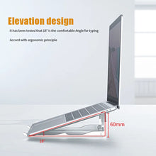 Load image into Gallery viewer, Creative Glasses Metal Notebook Heat Dissipation Aluminum Alloy Support Folding Bracket Computer