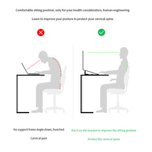 Load image into Gallery viewer, Creative Glasses Metal Notebook Heat Dissipation Aluminum Alloy Support Folding Bracket Computer