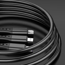 Load image into Gallery viewer, Three-In-One Charging Cable Three-Wire Car USB Android Head Data Cable One-To-Three Zinc Alloy Typec Fast Charging Cable