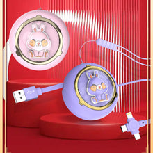 Load image into Gallery viewer, 3 in 1 Fast Charging Cable Retractable Cable For Micro Type C USB Charger