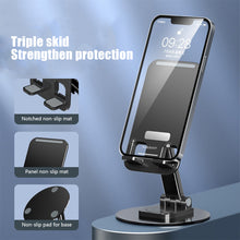 Load image into Gallery viewer, Aluminum Alloy Mobile Phone Holder Desktop Metal Mobile Phone Tablet Holder