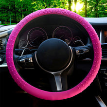 Load image into Gallery viewer, Universal Silicone 38cm Car Steering Wheel Cover Odorless Non-Slip Wear-Resistant Handle Texture Cover Washable