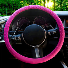 Load image into Gallery viewer, Universal Silicone 38cm Car Steering Wheel Cover Odorless Non-Slip Wear-Resistant Handle Texture Cover Washable
