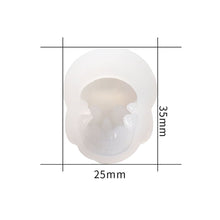 Load image into Gallery viewer, 1Pc DIY Skull Crystal Epoxy Resin Mold Skull Pendant Bracelet Necklace Silicone Mold Resin Mold Home Decoration Gifts