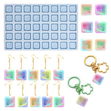 Load image into Gallery viewer, 1Pc Mini Alphabet Resin Silicone Molds Quicksand Casting Molds Epoxy Resin Shaker Mold For DIY Earrings Keychain Jewelry Making