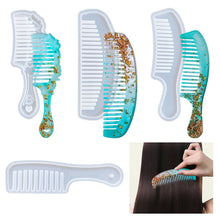 Load image into Gallery viewer, 1Pc Comb Mould Silicone Mold Resin DIY Casting Mold Jewelry Resin Mould Handcraft Epoxy Resin Mould for DIY Jewelry Mold