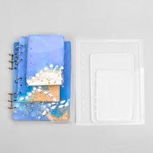 Load image into Gallery viewer, A5 A6 A7 Notebook Cover Silicone Mold Crystal Epoxy Resin Molds For DIY UV Resin Mould Handmade Crystal Book Accessories