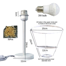 Load image into Gallery viewer, 1Set Diy Round WindChime Table Lamp Glue Drop Mold Pendant Jewelry Silicone Mold Resin Handmade Mold Craft Home Desktop Decor Ornaments