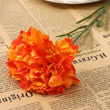 Load image into Gallery viewer, 1Pc Artificial Flower Silk Carnationr Flowers Artificial Plant Decorative Flowers Home Decor Wedding Decoration