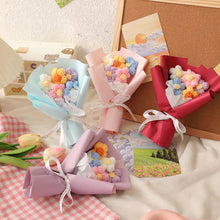 Load image into Gallery viewer, Hand-woven Bouquet DIY Artificial Flower Gift for Women's Day Valentine's Day Gifts