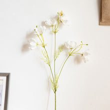 Load image into Gallery viewer, 3Forks 6 Heads Bossy Gesang Flower Branch Silk Artificial Flowers Home Wedding Decoration Flores Artificial Flower